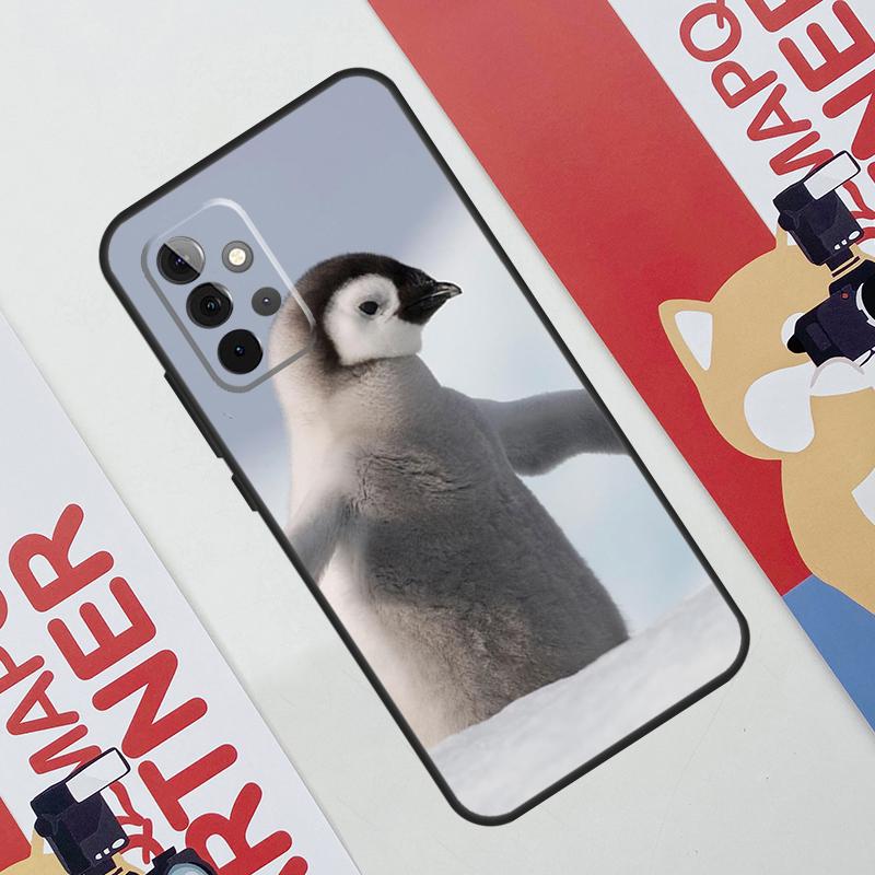 Penguin Snow Arctic Cute Animal Phone Case For Samsung Galaxy A53 A33 A23 A13 A52 A32 A22 A12 A51 A71 A14 A24 A34 A54 A21S