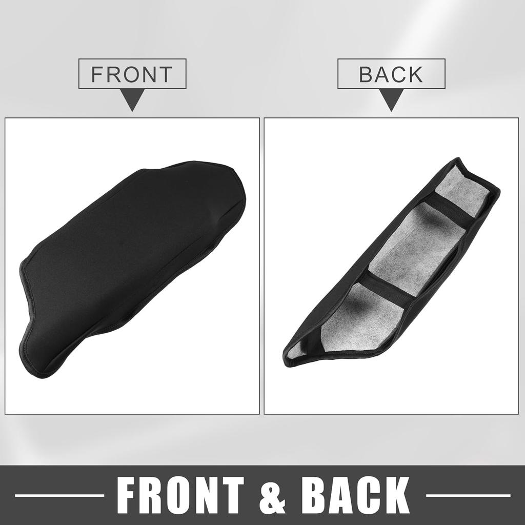 Car Center Console Seat Armrest Cover Interior Protective Lid Storage Covers Trim for Toyota CHR 2018-2023 Black