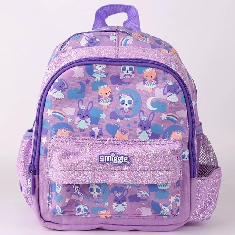 Zaino Smiggle per Bambini Animali per Bambini e Bambine della Scuola dell'Infanzia con Design in Tela Resistente Personaggi Speciali Inclusi
