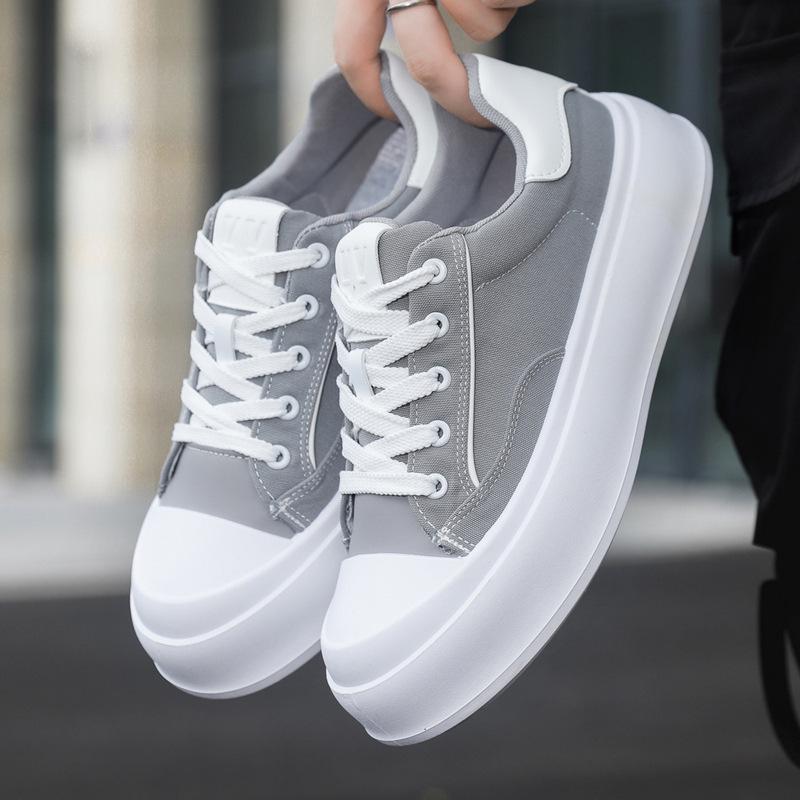 Thick-soled Low-top Board Shoes 22 Summer New Cloth Shoes Breathable and Light Sports and Leisure Shoes Tide