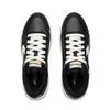 Li Ning Tendenza Moda Comune Anni '80 Antiscivolo Resistenti Scarpe da Skate Basse Uomo Sneakers Nero Bianco AGCU157-1