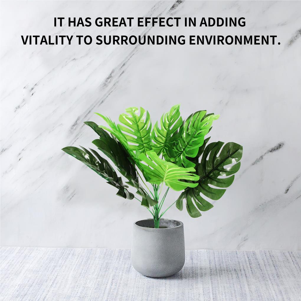 Lebensechte künstliche Blätter für Zuhause, Wohnzimmer, Hotel, tragbare Blätter, Hochzeitsfeier, Tischdekoration