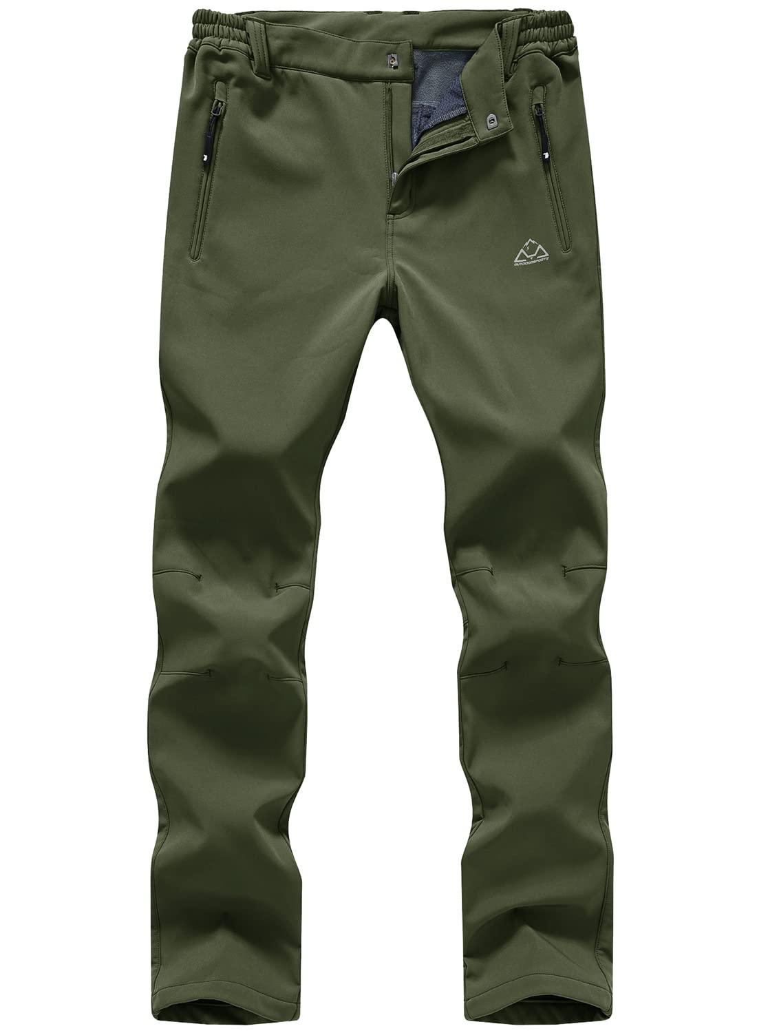 

YSENTO Треккинг Идеально для зимы и улицы Размер L Женские брюки, Ветрозащитные, Водоотталкивающие, С флисовой подкладкой, Работа, Кемпинг, Активный отдых, Зеленый,