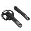 Bolany Plato Único de Bicicleta 34T 104 BCD 7-12 Velocidades Agujero Cuadrado Bielas para Accesorios de Ciclismo