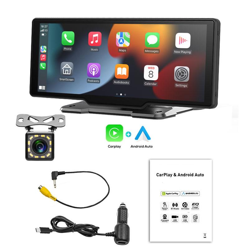 

Acodo10.26-дюймовый портативный беспроводной экран Carplay HD камера заднего вида автомобильный радиоприемник DVR MP5 мультимедийный видеоплеер Android Auto