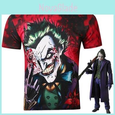 The Dark Knight Joker Batman 3D Geprint T-shirt Zacht Ademend En Makkelijk Schoon Te Maken