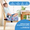 Toddler Booster Seat Portable Dining Table Booster Cushion With Anti Slip Bottom and Adjustable Strap Kid Highchair Seat Pad