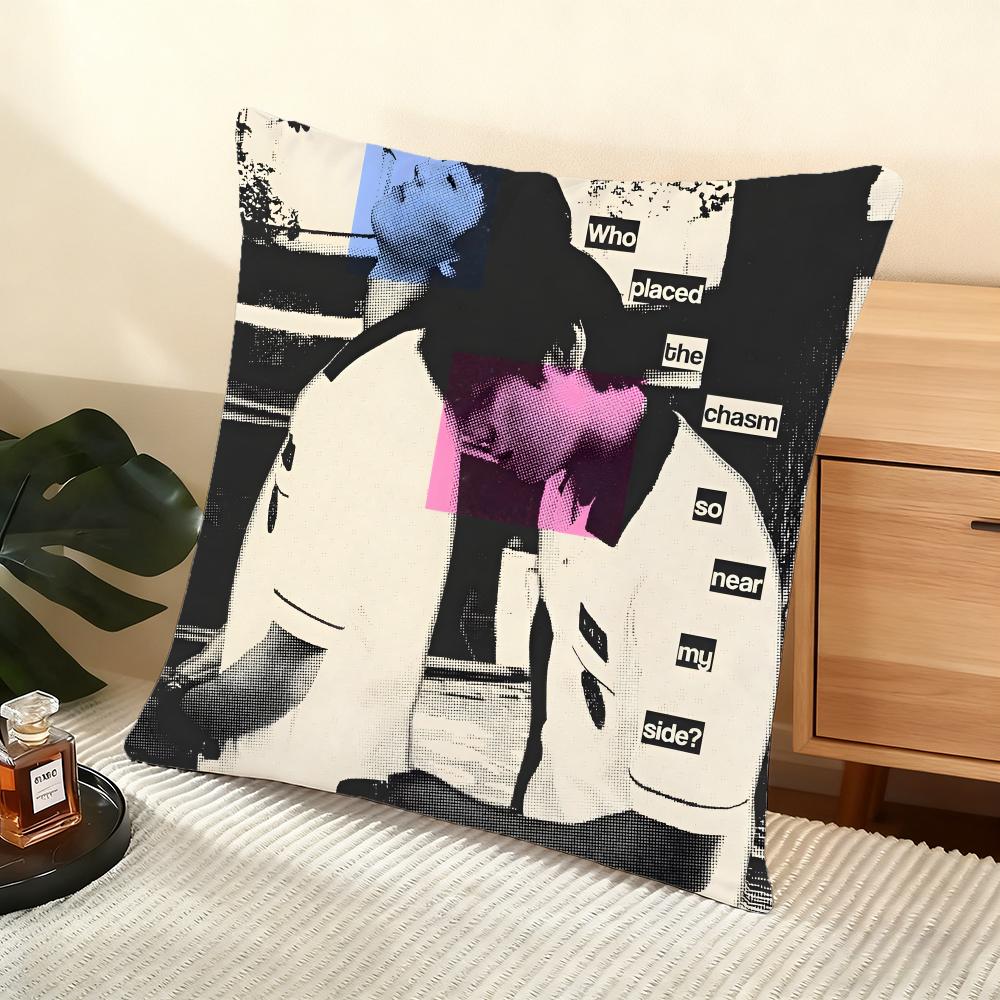 Cushion Cover Silky Short Plush Home Sofa Cushion Cover - Invisible Zipper Home Decoration WeakHero TV Series