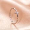 Banyan Tree S925 Silver Adjustable Japanese Cross Ring for Women