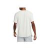 Nike Dri-Fit Miler Glowing Logo Crew Neck Running Short Sleeve T-Shirt Men Tops Light-Bone CU5993-072