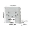 Hinge Jig Precision Flexible Impacts-Resistant Tool Door Hinge Mortise Jig for Installation Indoor Outdoor Home Garage Workshop