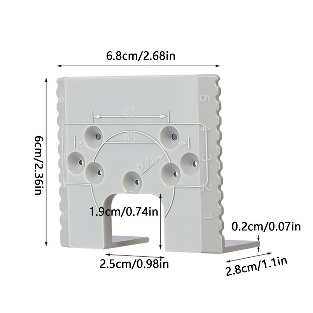Hinge Jig Precision Flexible Impacts-Resistant Tool Door Hinge Mortise Jig for Installation Indoor Outdoor Home Garage Workshop