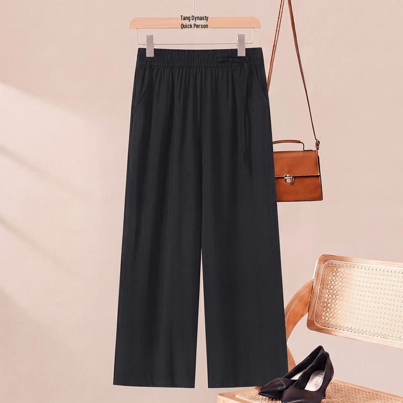 

Datang Madam Women s Summer Cropped Linen Blend Pants 2XL