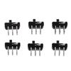 6pcs 6 Pin 2 Position Micro Mini Toggle Switch JC-SK09 Vertical Slide Switch  Electrical Equipment