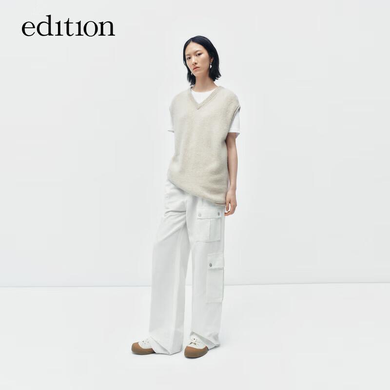 

Жилет из смесовой шерсти с закатанным краем серии E+ Cloud M