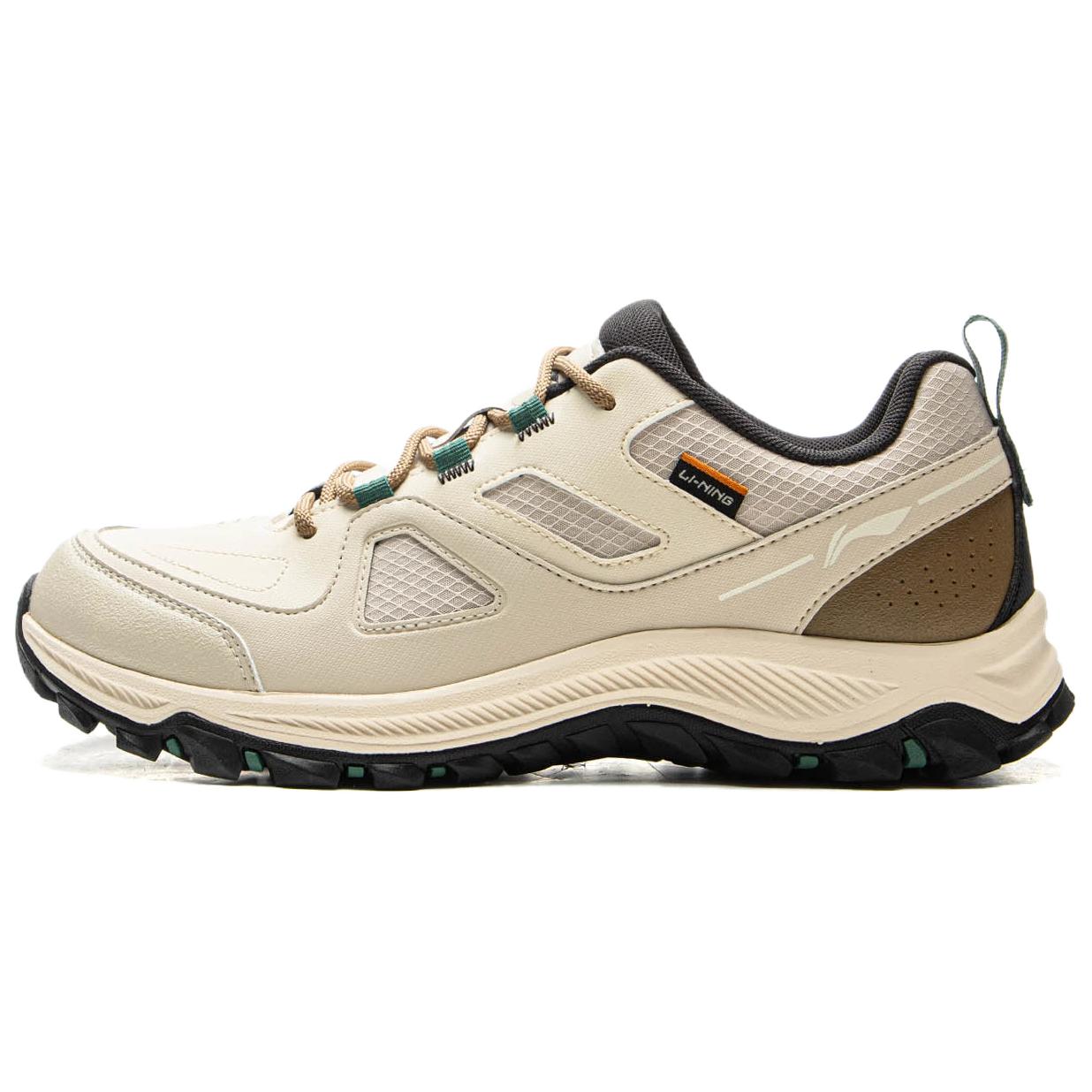 

Li Ning Sports Lifestyle Series Synthetic Leather Classic Comfortable Low-Top Casual Shoes Men sneakers Oatmeal-Gray AGCV415-2 40⅓