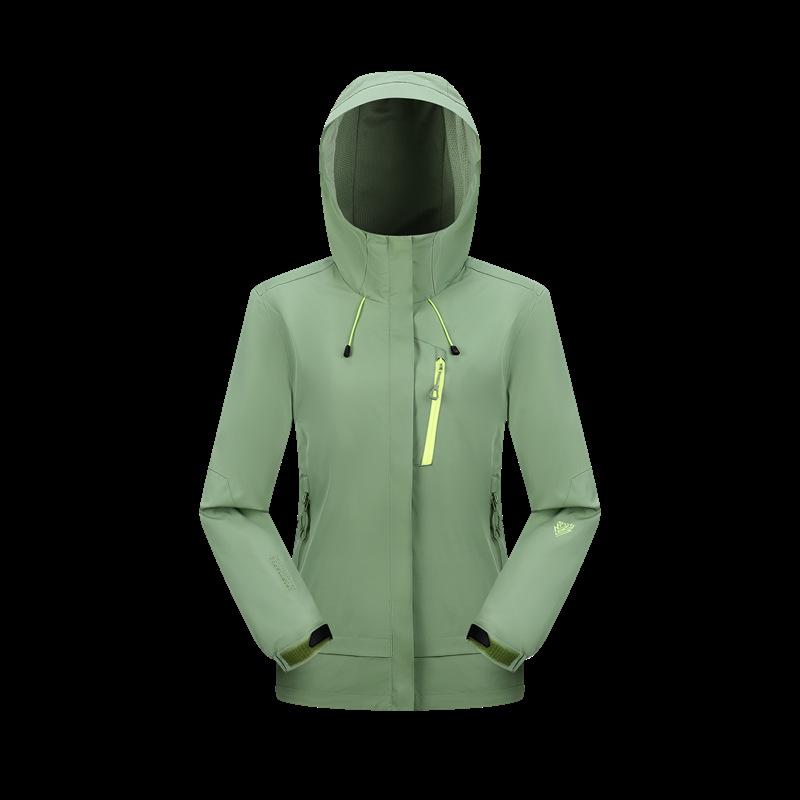 Women's Hooded Windproof Jacket for Spring/Autumn Outdoor Hiking Camping