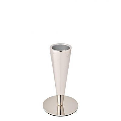 Hestia Tapered Polished Silver Tealight Holder - Small
