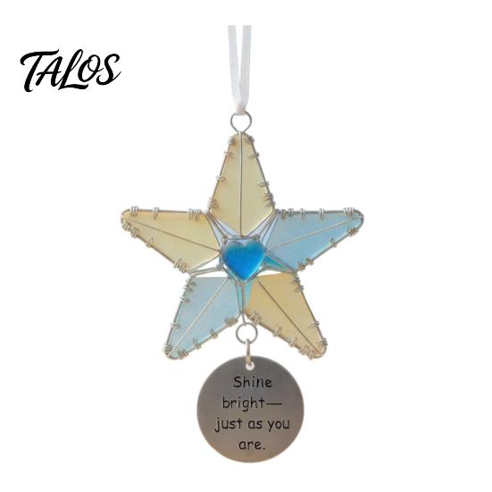 Indoor Garden Hanging Decoration Coastal Spirit Ornament, Durable Acrylic Decorative Pendant, Serene Living Space Decorations Inspired Home