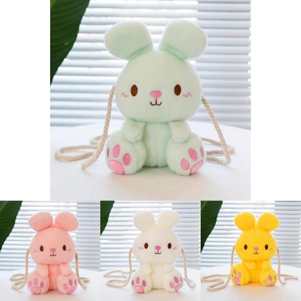 Adorable Plush Bunny Bag For Kids Soft And Cute Cartoon Animal Design For Everyday Use