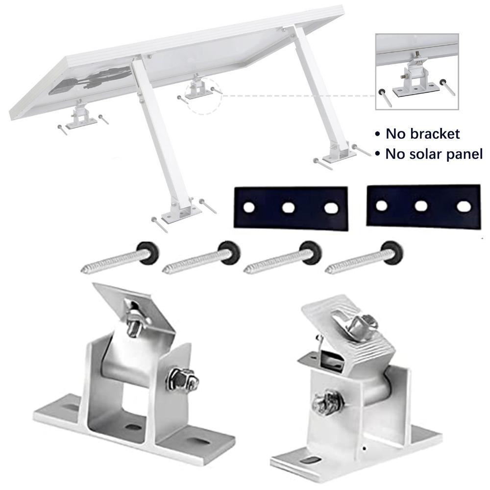 15-30° Adjustable Solar Bracket 2 Brackets Included Support Bracket Outdoor Installation
