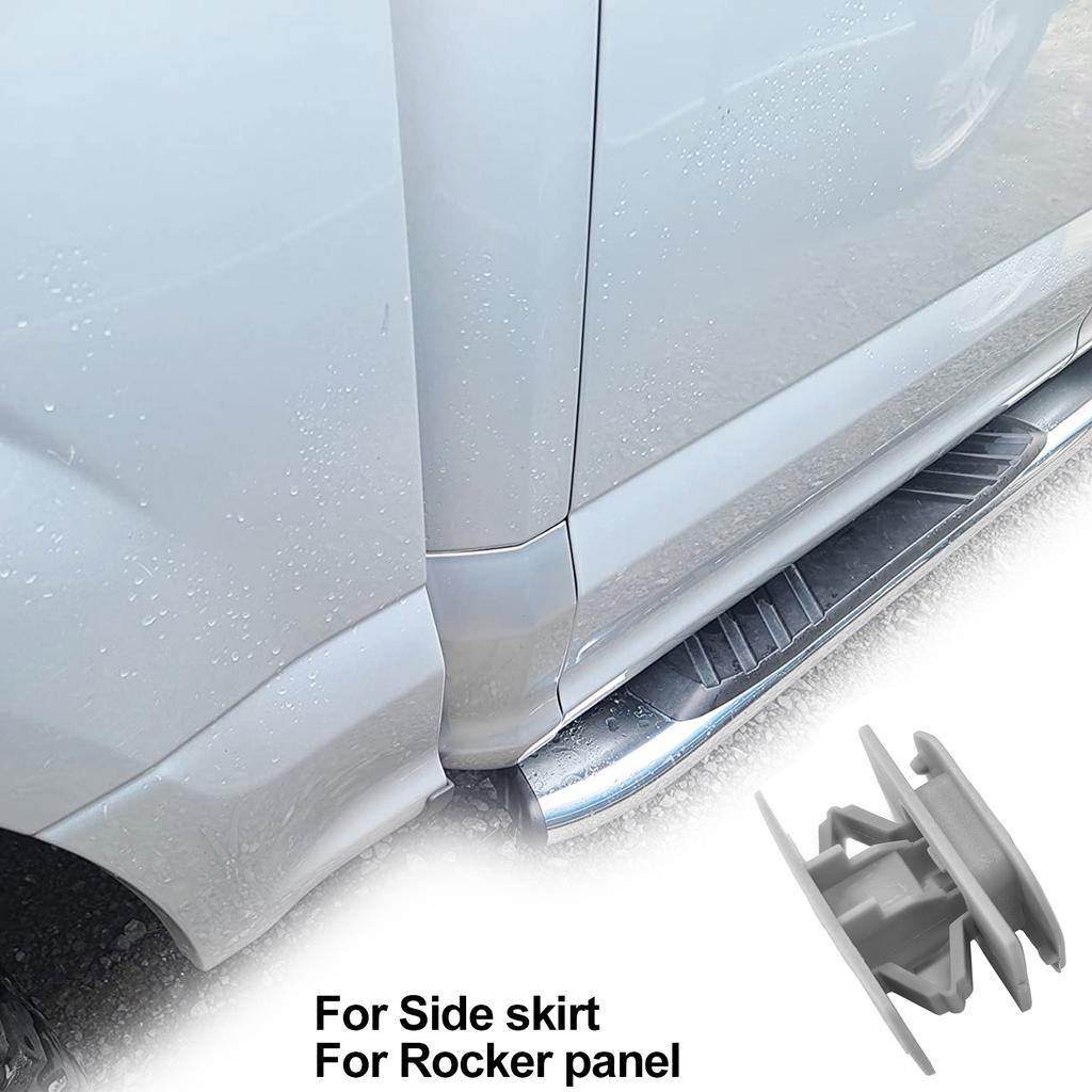 10x For Ford Kuga Escape Mondeo Fusion Cmax Transit Ecosport Side Skirt Sill Rocker Panel Moulding Trim Cover Clips Pin Retainer