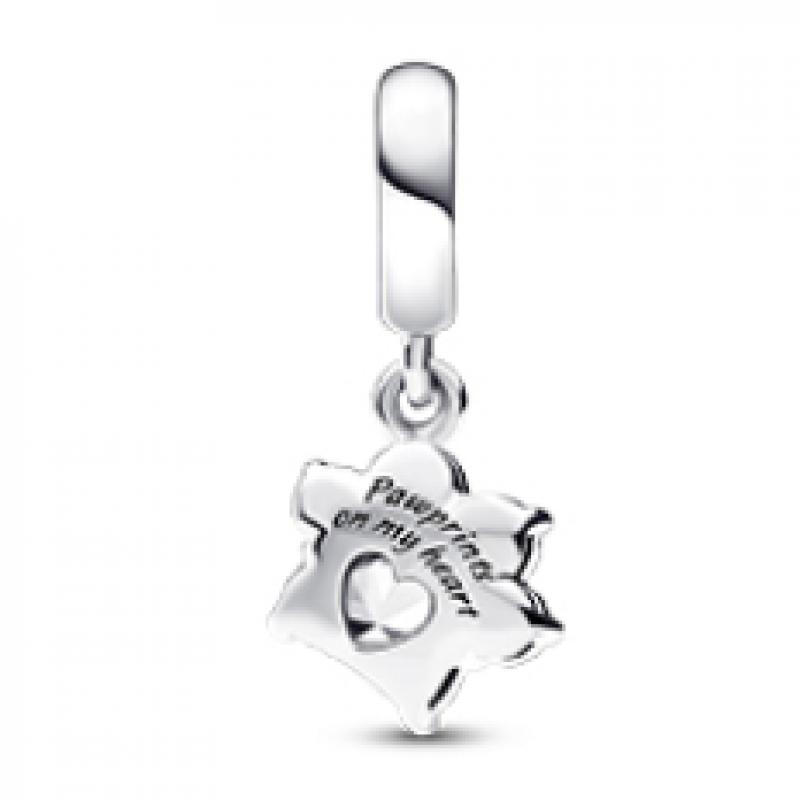 Pandora Sparkling Pet Paw Print Dangle Charm
