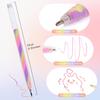 ZSCM 6 Pack Mixing of 3 Colors Magic Pastel Gel Pens Kawaii Color Changing Ballpoint Pen Set for Adult Coloring Books, Doodling Scrapbooking
