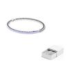Pandora 925 Sterling Silver Bangles Women's Purple 590537EN66