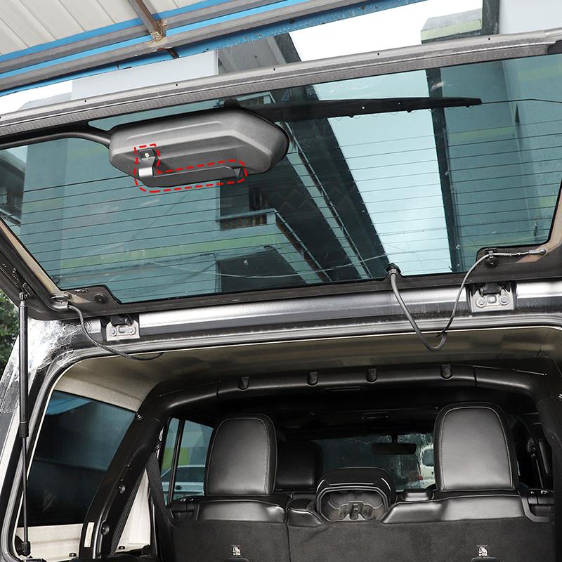 Držák kliky skla zadních dveří, montážní držák vhodný pro Jeep Wrangler JL 2018 Up, doplňky do interiéru