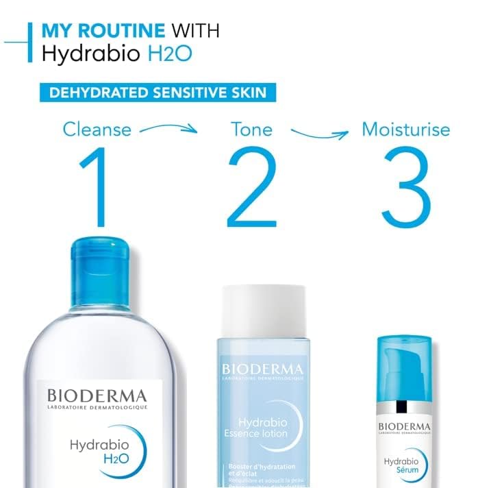 BIODERMA Hydrabio H2O 500 ml Čisticí 12 kusů 1 lahvička [produkt]