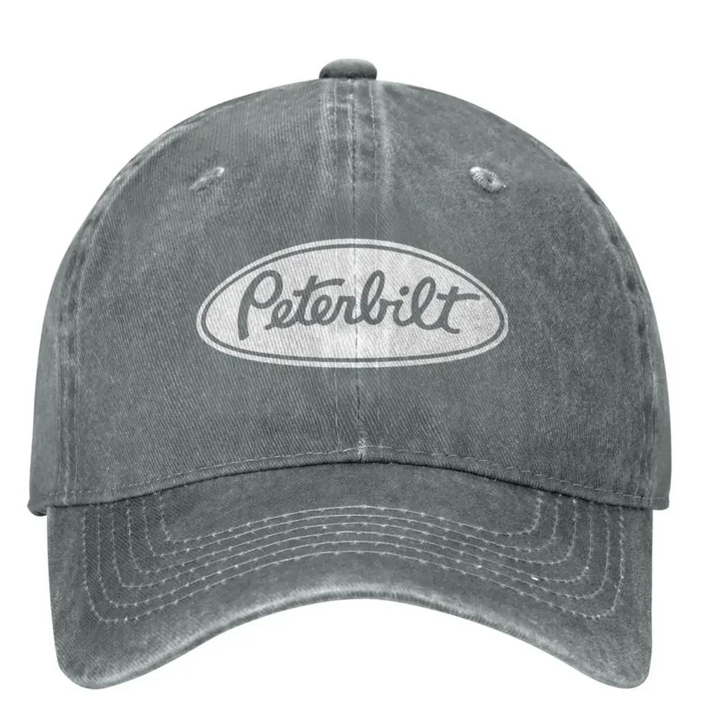Peterbilt Truck Racing Baseball Cap Vintage Couple Women Hip Hop Hats SunProof Running Hippie Snapback Cap Gift