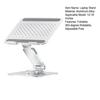 Multifunctional Lifting Laptop Stand 360-degree Rotatable Aluminum Alloy Bracket for Notebook Phone