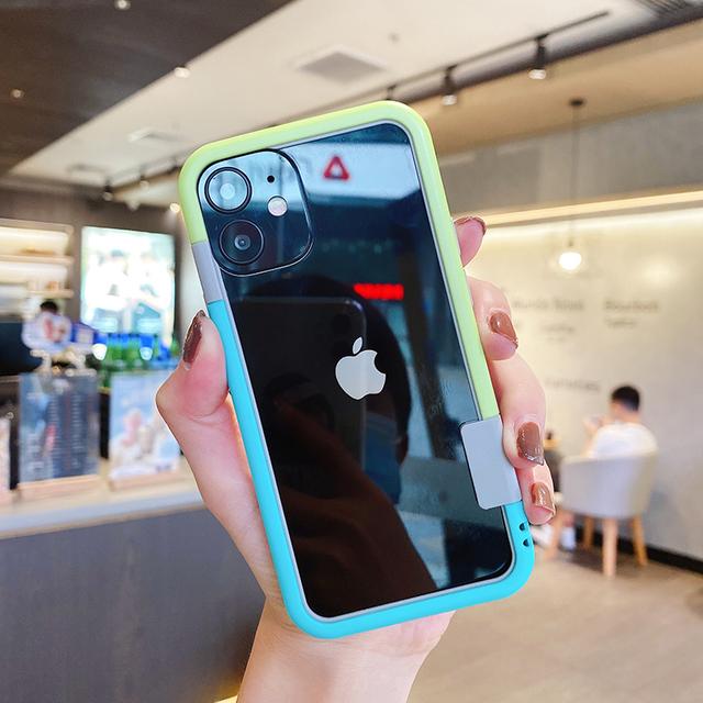 Phone Case For Iphone 14 13 12pro 11pro Max Xr Xs Max X 14plus 14pro Soft Silicone Bumper Shockproof Transparent Back Cover Capa