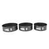 3pcs Nonstick Surface Springform Pan Set Carbon Steel Cheesecake Pan Set  Cheesecake Pizza Bread