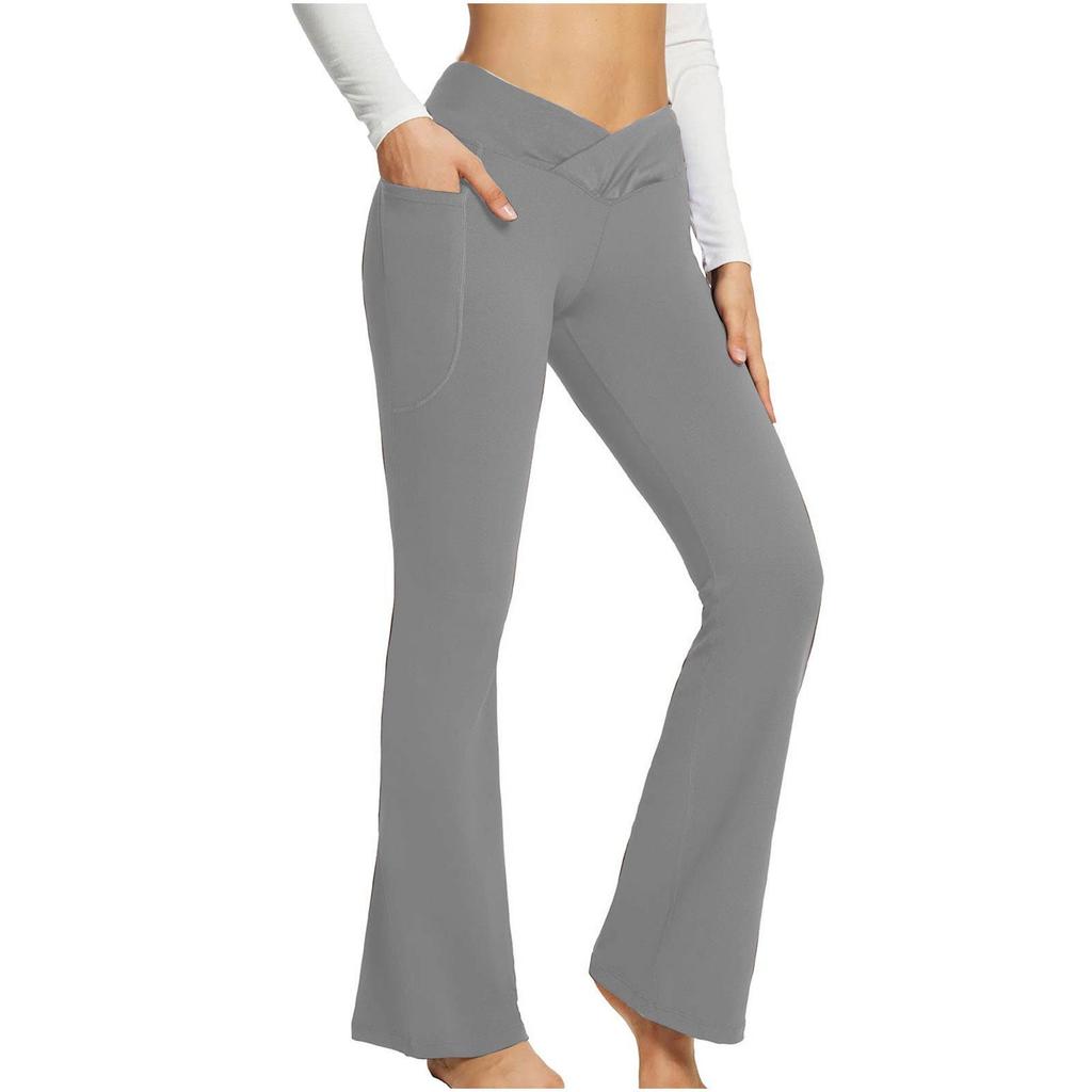 2024 Spring/Summer High-Waisted Wide-Leg Slimming Yoga Pants for Women