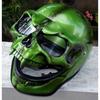 Teschio Scheletro Moto Casco Copertura Decorazione Maschera Ordinata Horror Maschera Teschio Fresco Scheletro Regalo di Halloween Visiera per Casco