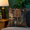 Classic Cute Cat Pillow Case Plush Fabric Soft Double Sided Print Sofa Cushion Cover Throw Pillow Covers