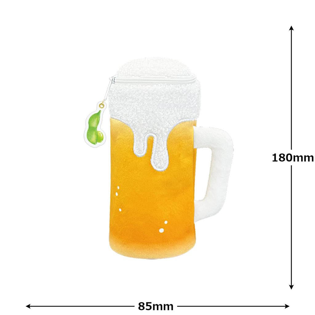 Erwachsenen-Enzyklopädie Plüschtier Stifteetui 225836 Bier [Kamiojapan]