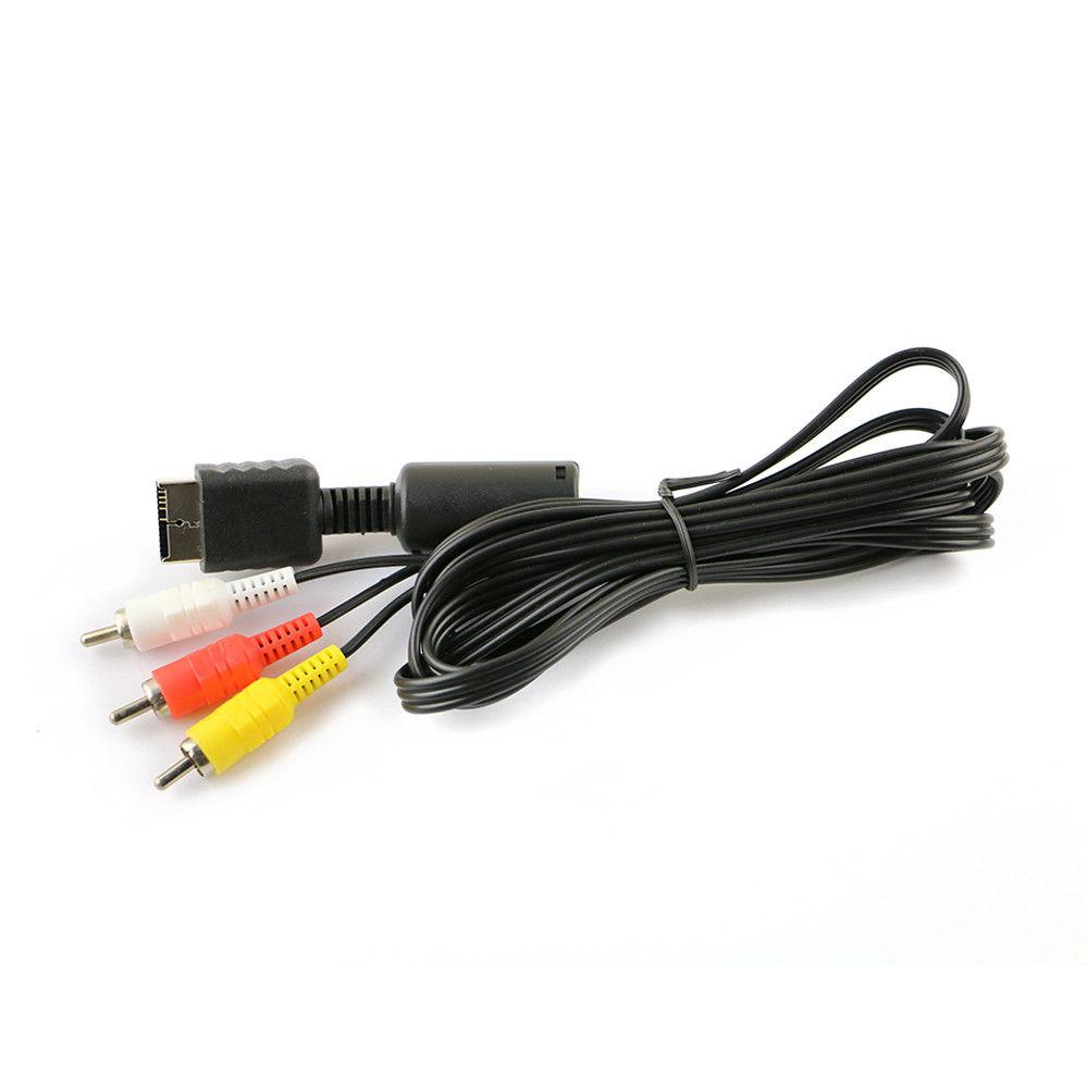 1.8m Adapter Multi Out Flat AV Cord 3 RCA Video/Audio Cable
