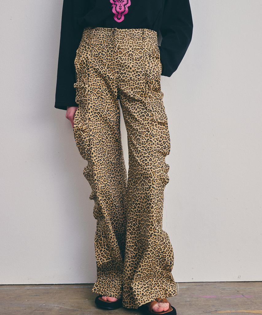 Dyuidyui Frill Pants_Leopard