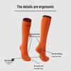 Renaissance Vibrant Orange Low-Pressure Yoga & Fitness Mid-Calf Socks