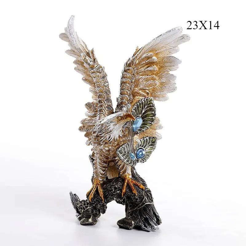 Grand Exhibition Resin Eagle Decoration Office Owner Table Home Decoration Store Gifts Sculpture Modern Art Garden Statues Angel