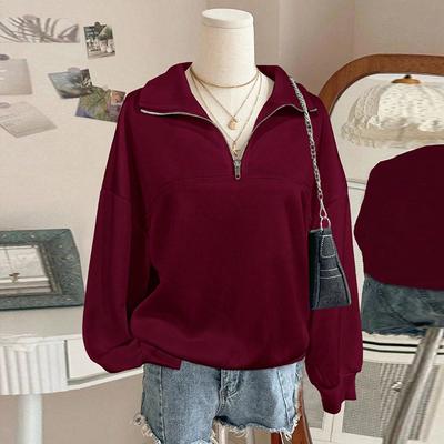 2025 Höst Vinter Wildberries Lös Sweatshirt Dam Europeisk och Amerikansk Mode Pullover Tröja