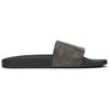 Louis Vuitton Waterfront Slide Slippers Men's Black Brown 1A3PSB