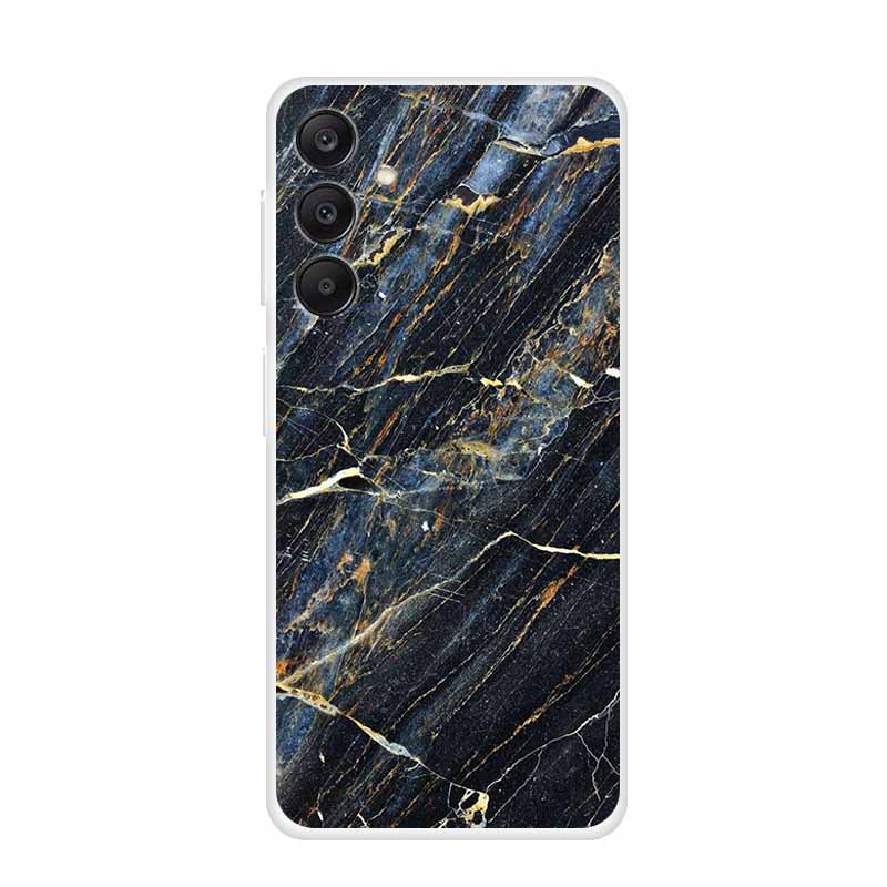 Marble Patterns Phone Case for Samsung A25 Soft Transparent TPU Clear Cover for Samsung Galaxy A 25 Protective Silicone Shell