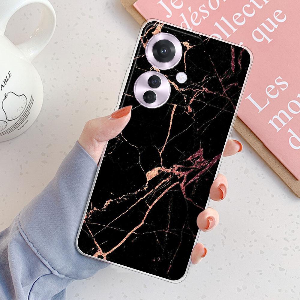 For OPPO Reno11 F 5G Case For Oppo F25 Pro 5G Cover Shockproof Clear Soft Silicone Phone Case on Reno11F /F2 Pro Protect Fundas