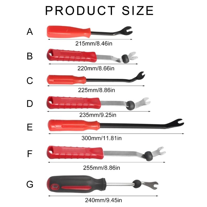 Car Door Card Panel Trim Removal Tool For Upholstery Retaining Clip Door Panel Trim Supports Puller Pry Tool