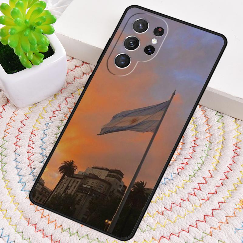 Argentina Flag soft Phone Case for Samsung Galaxy note 10 pro S26 Ultra S23 S24 FE S25 S21 S22 PLUS shockproof Cove