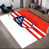 Club Atletico De Madrid2 Flannel Pattern Square Carpet,Area Rug,Carpet Rug for Living Room Bedroom Sofa Playroom Decor,Non-slip Floor Mat